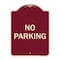 Signmission Designer Series Sign-No Parking, Burgungy Heavy-Gauge Aluminum, 24" x 18", BU-1824-9947 A-DES-BU-1824-9947 - alternate 1